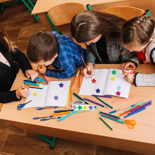 500 Pcs Foil Star Stickers For Kids Reward, 1 Inch Self Adhesive Metallic Glitter Sparkly Incentive Star Stickers Reward Behavior Chart Labels For School Students Teachers Supplies (8 Colors) #TOP5