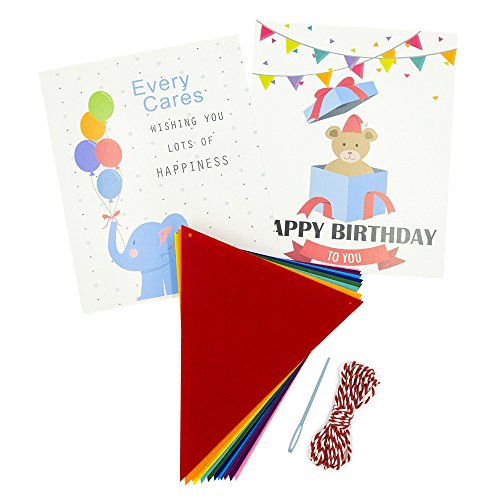 Rainbow Felt Fabric Bunting, 24 Pcs/ 16.4 Feet(2 Pack) Decoration Banners For Birthday Party, Baby Shower, Window Decorations And Children's Play Room Decorations #TOP4