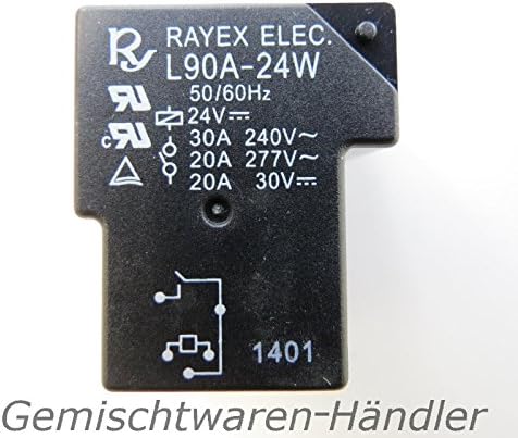 Produktbild von TNE Leistungsrelais L90A-12W – 12V Steuerspannung, 230V 30A / 30V 20A, 1 Stück