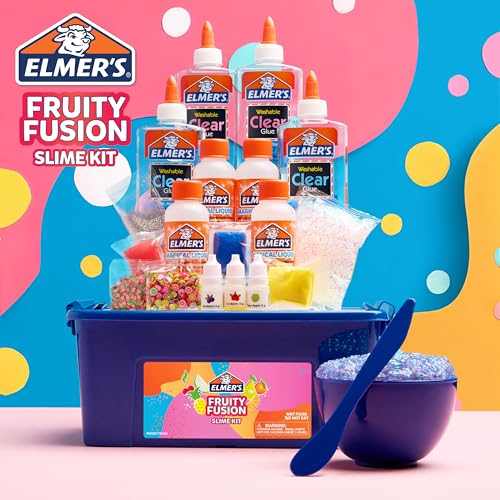 Elmer’s Celebration Slime Kit, Slime Supplies Include Assorted Magical Liquid Slime Activators and Assorted Liquid Glues, 10 Count - Image 3