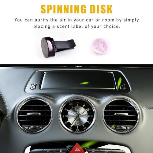 Image of Ohleats 30 PCS Car Metal Air Vent Clips, Auto Perfume Air Outlet Clips Replacement, Air Freshener Clips with Plastic Slot Suitable for Most Vehicle, Universal Car Accessories