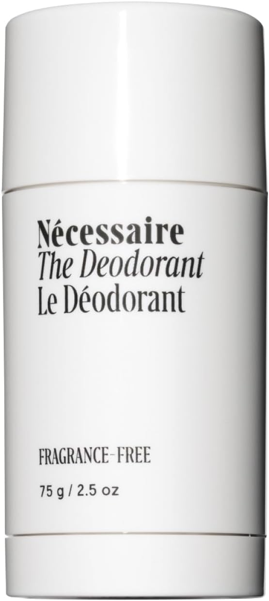 Nécessaire The Deodorant Fragrance-Free | Natural Aluminum Free Deodorant For Women & Men. Extra Strength Treatment with Mandelic Acid. Free of Baking Soda, Ozokerite & Parabens (75 g/2.5 oz)