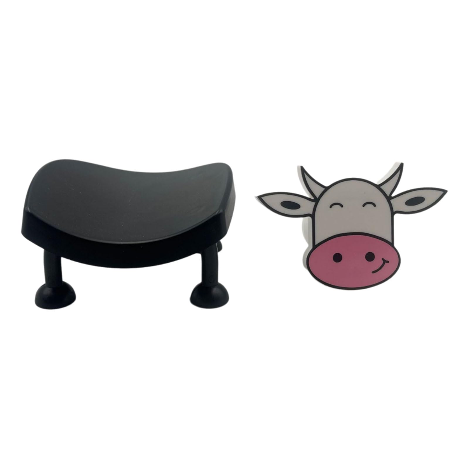 Playful Cow/Cats Tissue Box Holder Space Saving and Decorative Toilet Roll Organiser Easy Assembly Paper Towel Rack Novelty Tissue Dispenser