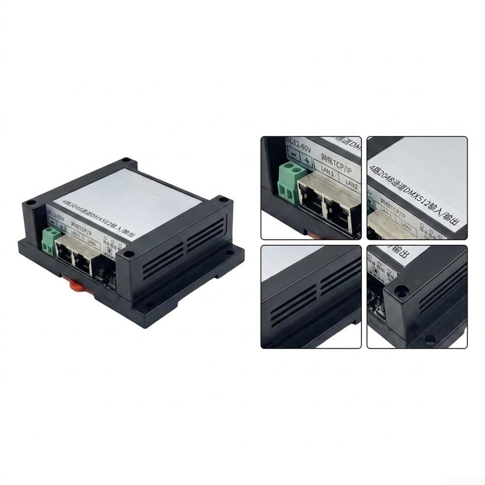 Extensor de red de consola de iluminación DMX512, controlador de 2048