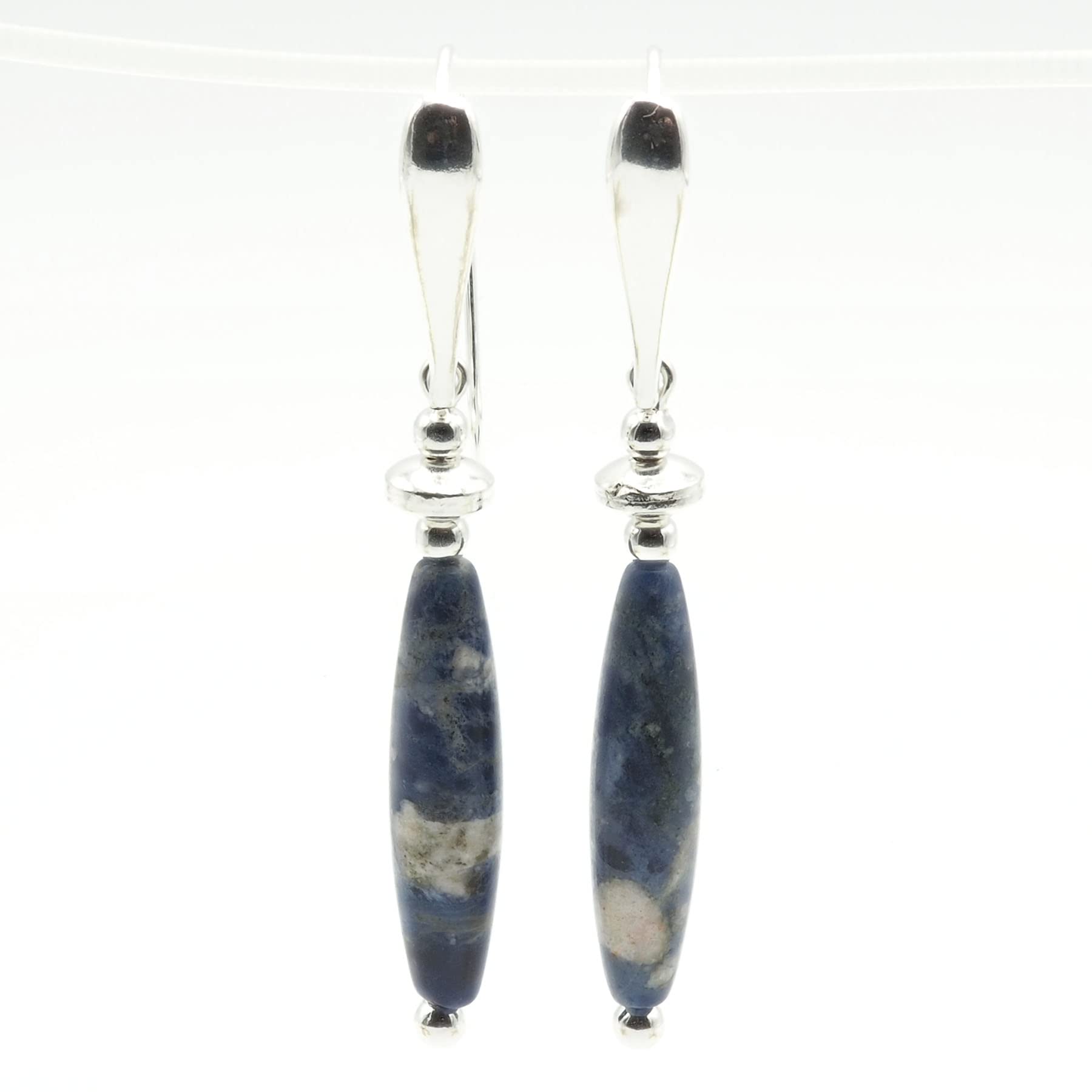 Pendientes Sodalita y Plata 925