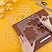 PH PandaHall Honeycomb Router Templates, Acrylic, 200mm x 200mm x 5.5mm, Pattern: 68130mm x 67120mm, 3 in 1 Router Templates, Bee Inlay Templates, Woodworking Tool, Reusable, Durable