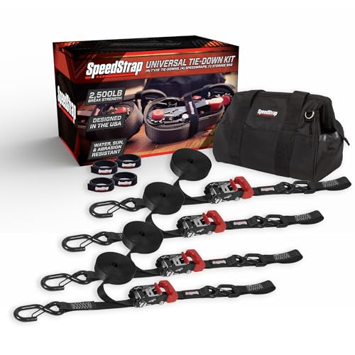 Heavy-Duty Ratchet Tie-Down Kit for Vehicles