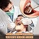 ARSUK – Dentalspiegel mit Griff – Dental-Inspektionsspiegel – Dental-Instrumente – Rostfreier Stahl – Dentalspiegel-Werkzeug – Zahnarztspiegel für die Zahnreinigung – Inspektionsspiegelgriff
