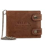 Insgesamt 17 Fächer, aufgeteilt in: ✔ 8x Kreditkarten Fächer (Für Ausweis, Bankkarte, Führerschein etc.) ✔2x große Fächer für große Karten (Steckfächer), z.b. alter Personalausweiß oder Papiere etc ✔ 3x Klarsichtfach ✔ 1x Münzfach mit Druckknopf ✔2x Scheinfächer (auch 100€ Scheine passen ohne Probleme rein) ✔ 1x Steckfach außen auf der Rückseite