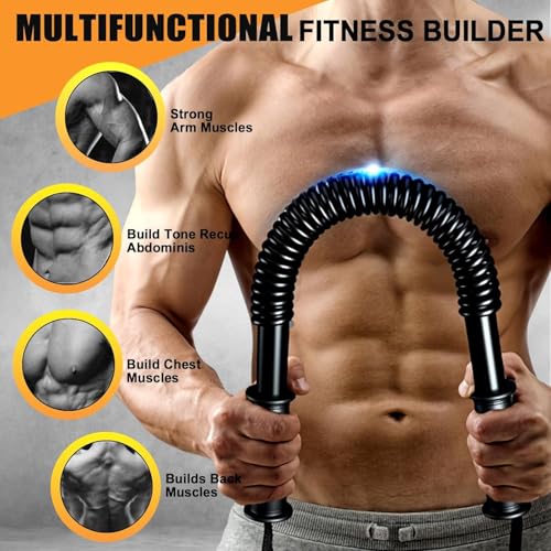 Image of WELLESA Power Twister Bar 20KG Resistance | Carbon Steel Chest Expander