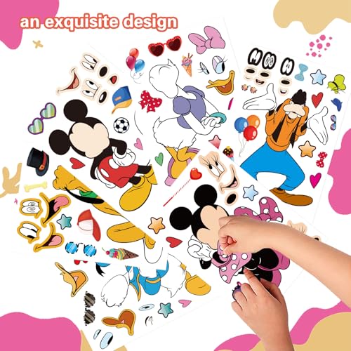 Image of 30 Sheets Cute Mouse Stickers, Mouse Themed Stickers for Scrapbooking, Teacher Rewards Prizes, Birthday Party Favors Supplies