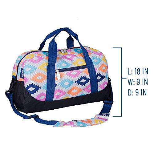 Wildkin Kids Overnighter Duffel Bags For Boys & Girls, Perfect For Sleepovers And Travel Duffel Bag For Kids, Carry-On Size & Ideal For School Practice Or Overnight Travel Bag (Aztec) #TOP3