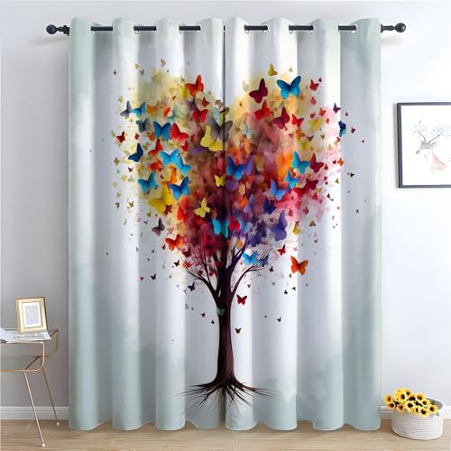ZUMOOO Grommet Privacy Curtains for Small Window, Café, Bath, Laundry,