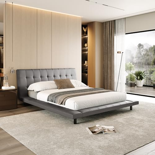Image of Wakefit Somora Queen Size Non Storage Upholstered Bed