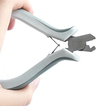 6D Hair Extensions Removal Pliers, Professional Pliers of Remove 6D Hair, 20 Minutes Fast No Trace, Remove Hair Extensions Tool in Stainless Steel for Salon, Barber Shop