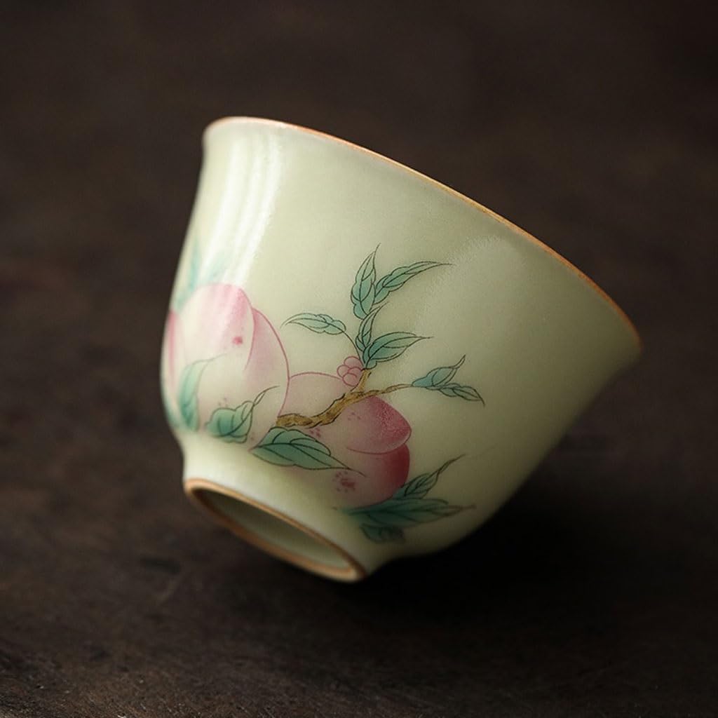 Matcha-Becher Home Freizeit Teetasse Master Cup Einzeltasse Keramik Teetasse Persönliches Kung Fu Teeset Chinesische Teetasse Teeservice Tee-Ei Becher
