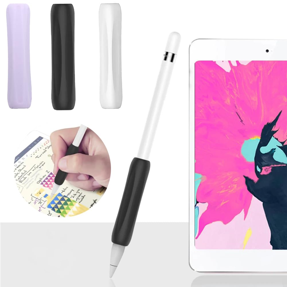 Pivdo 3 Pcs Silicone Ergonomic Design Stylus Apple Pencil Grip Holders for Apple Pencil 2 Generation & Apple Pencil 1 Generation Apple Pencil Case Cover Mobile Accessories [Without Pen] (B0CC976348) Amazon Price History, Amazon Price Tracker