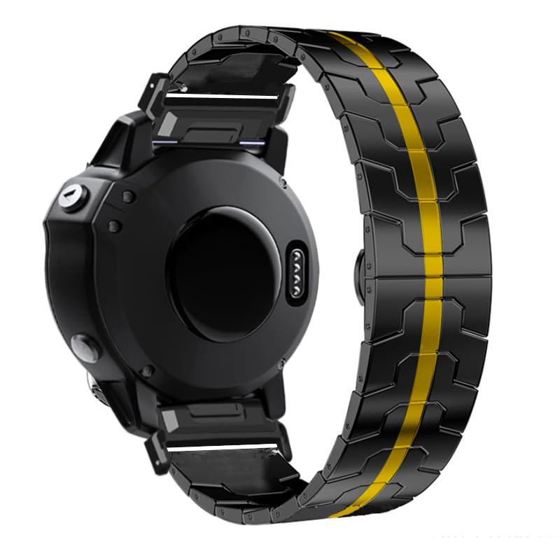 Bracelet acier Garmin Fenix 8 résistant pour remplacer le silicone - 3