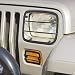 Rugged Ridge 11230.02 Black Front Euro Guard Head Light and Turn Signal Guard Kit - 4 Pieces