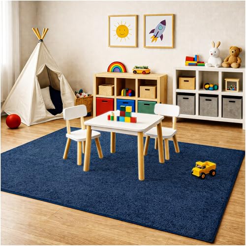 Tapete KOECKRITZ Kids 5'x7' Rectangular Azul Marino miniatura 6