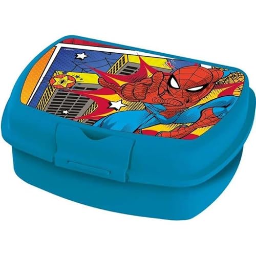 arlis Boîte à goûter Spiderman en Pvc - Fabrique en Espagne (Lunch Box Spiderman)