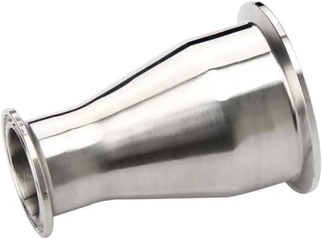 4'' 3'' 2.5'' 2'' 1.5'' x 1'' Tri Clover Clamp Reducer Fittings 304 Stainless Steel Homebrew Ferrule OD 50.5-119mm(2.5Inch x 2Inch)
