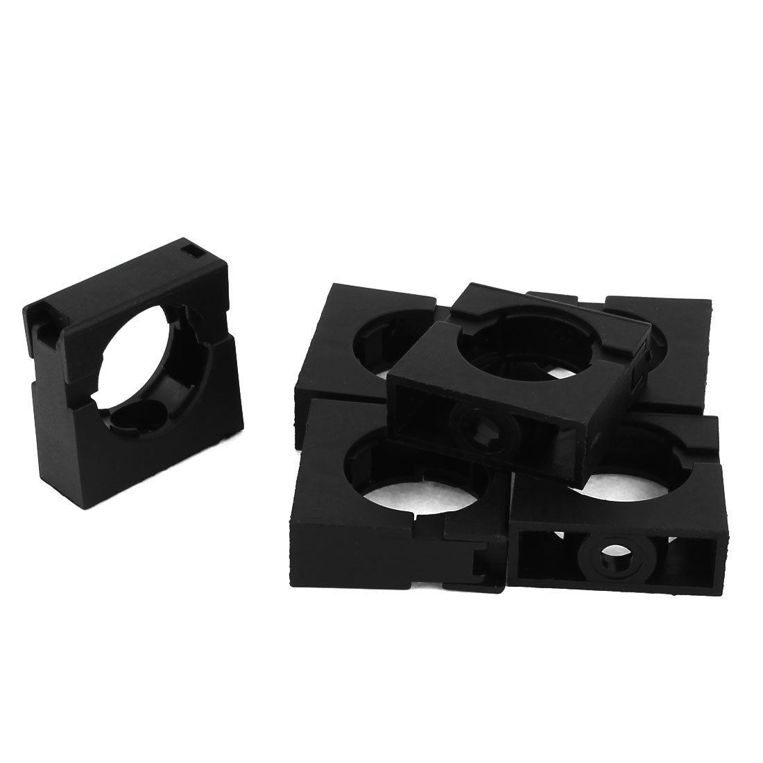 Ubersweet® Imported Fixed Mounting AD28.5 Corrugated Conduit Pipe Clip Clamp Bracket 6Pcs-image-38