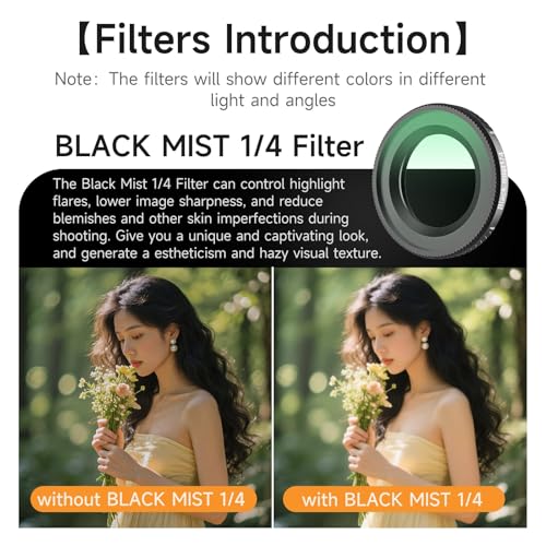 Image of GetZget Sunnylife ND Filters 6 in 1 Set Compatible with DJI Osmo Nano Multi-Coated German Glass, Premium Lens Protection for Crystal-Clear Shots Filming Accessories