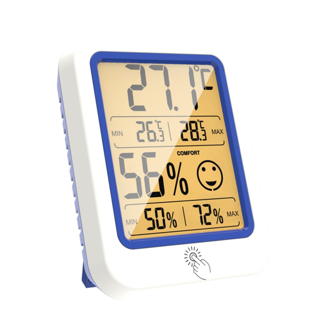 POPETPOP 3 Pièces thermomètre jauge d'humidité intérieure d'intérieur numérique termometre d intérieure thermometre intérieur hygroscope numérique d'extérieur hygrothermographe d'intérieur