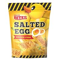 Snazk Bites Salted Egg Golden Cube Biscuit, 100 g