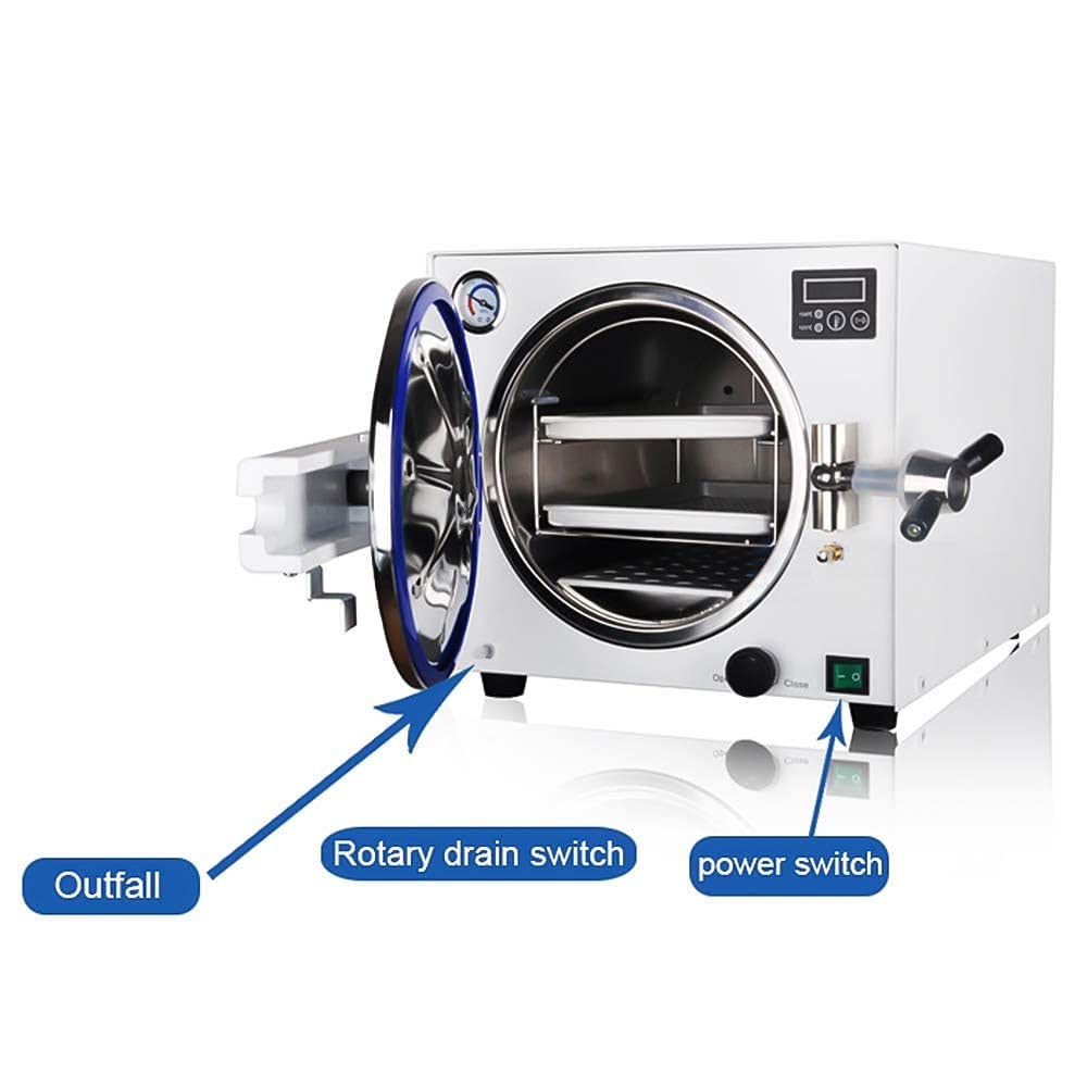 18L Autoclave High Pressure Steam Box Machine Lab Equipment E218