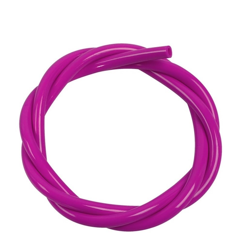 Gohapy Purple Soft Rubber Pipe 1 Piece Green Reinforced Silicone Tubing, Rubber Hose For Shower Rooms Inner Diameter 6Mm 5Mm 3Mm(,1M*4Mm*6Mm)