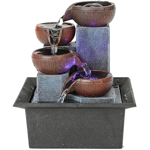 Father'sDen Collection Small Indoor Waterfall Fountain Cover