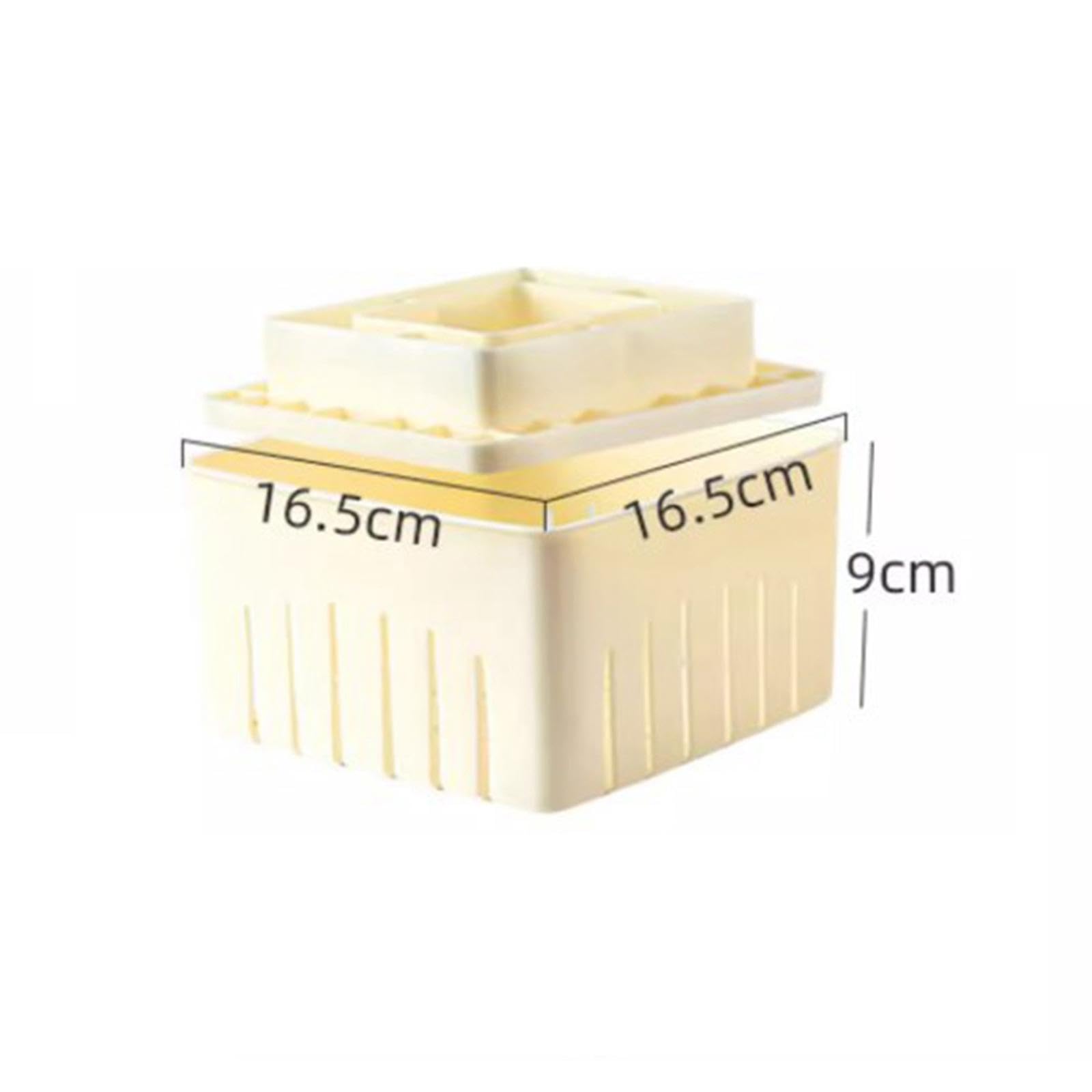Qianly Tofu Press Box Tofu Pressing Tool Household Kitchen Tools DIY Self Made Vegan Tofu Presser for Cheese Home Kitchen, L