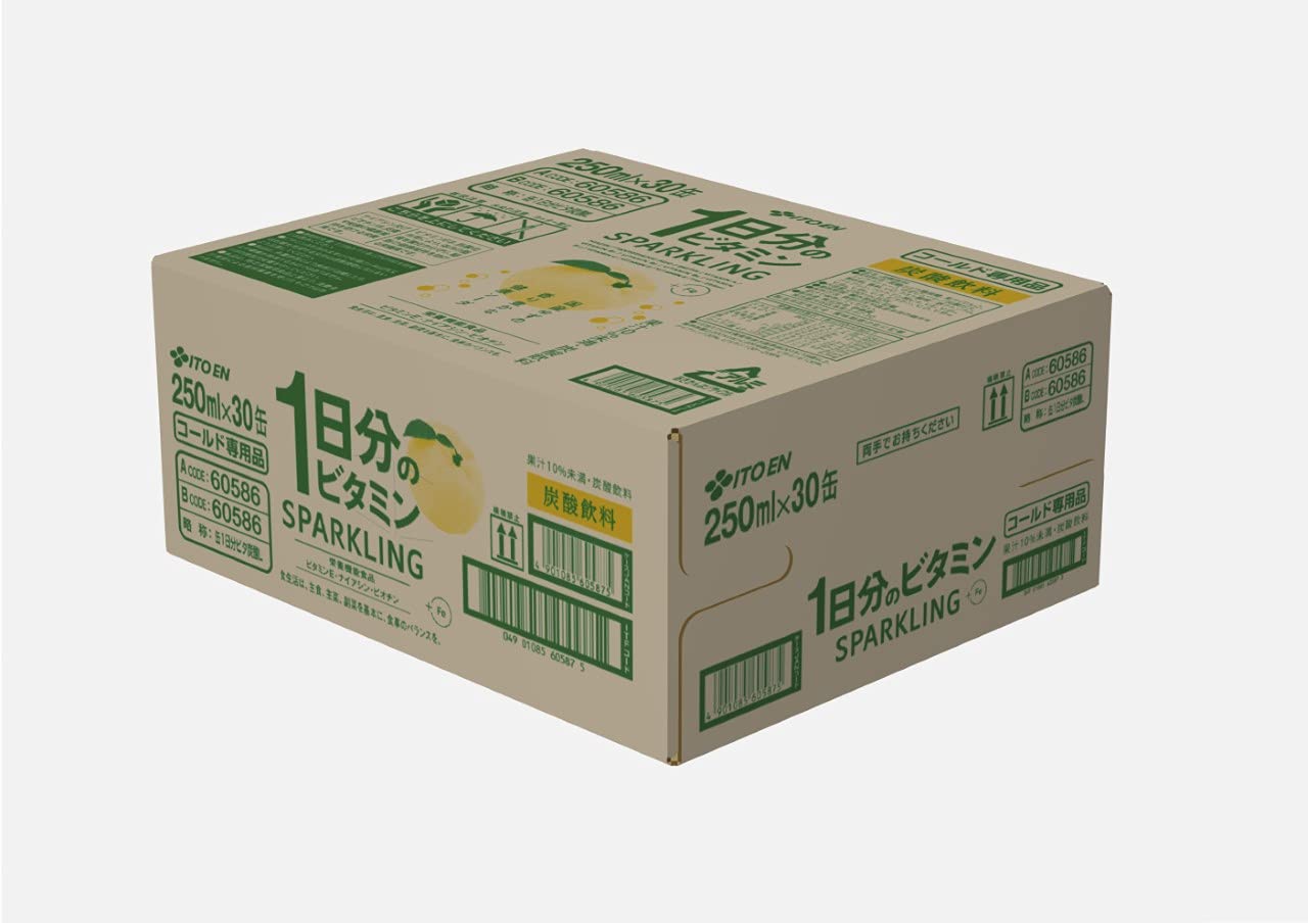 伊藤園 1日分のビタミンスパークリング180本（6箱）