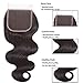 SKYDO Brazilian Virgin Human Hair Body Wave Bundles with Closure (16 18 20 +14) Body Wave Human Hair Bundles with Closure 4×4 Free Part Natural Color