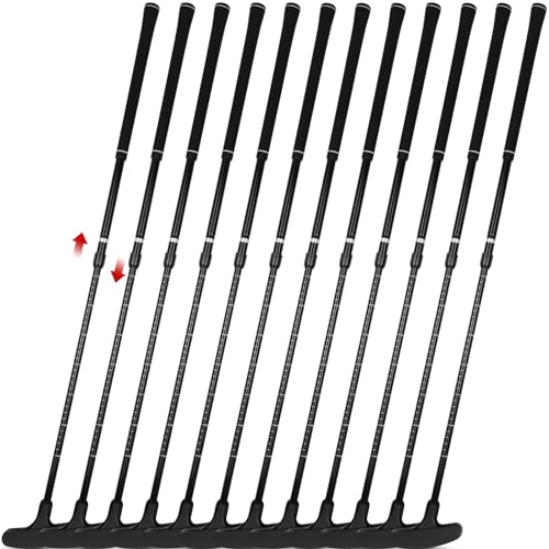 Mini putter de golf télescopique noir idéal pour le jardin et les jeux en famille
