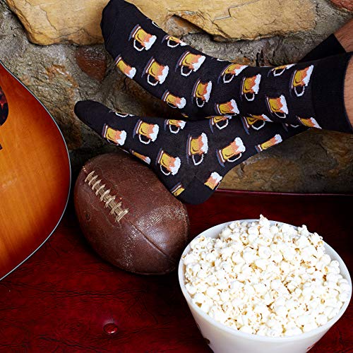 Hot Sox Men's Fun Cocktail Drinks Crew Socks - 1 Pair Pack - Happy Hour Cool & Funny Novelty Gifts3