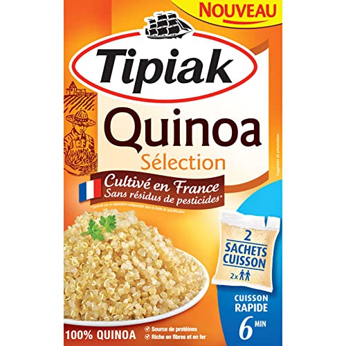 Tipiak Quinoa sélection cultivé en France sans résidus de pesticides - La boîte de 200g Cover