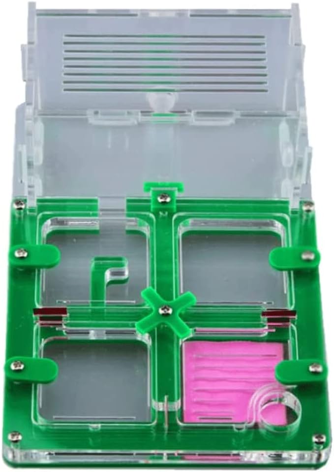 HRTC Creative Ant Castle Acrylic Ant Farm Moisturizing Nature Eco Display Box Puzzle Habitat Science DIY Ant Nest Farm