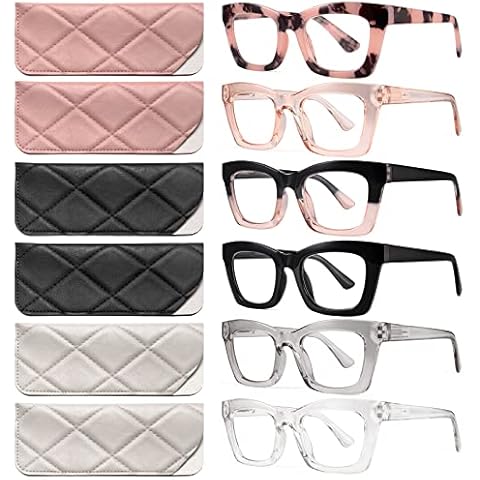 CCVOO Reading Glasses for Women Blue Light Blocking Cover