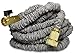 100' Expanding Hose by Titan Expandable Garden Hose Solid Brass Connectors Durable USA Standard Expandable Garden Hose