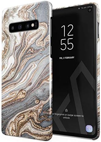 BURGA Phone Case Compatible with Samsung Galaxy S10 Plus – Grey & Gold Shades Marble Nude Natural Brown Sand Cute for Girls Thin Design Durable Hard Shell Plastic Protective Case BURGA Phone Case Compatible with Samsung Galaxy S10 Plus – Grey & Gold Shades Marble Nude Natural Brown Sand Cute for Girls Thin Design Durable Hard Shell Plastic Protective Case