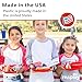 Re-Play Toddler Plates - 22 Oz. Deep-Walled Flat Kids Plates - Dishwasher & Microwave Safe - Made in USA - Set of 3-7.37