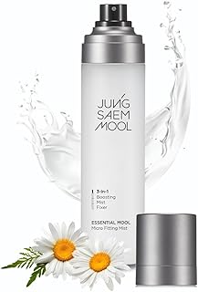 Essential Mool Micro Fitting Face Mist 4.06 Fl Oz, Ultra-Fine Hydrating Makeup Setting Spray with Thermal Spring Water, Long-Lasting Fixing Power Dewy Glow Primer, Korean Face Mist