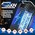 Solar Bug Zapper Outdoor, Waterproof Mosquito Zapper Type-C & Solar Powered, Auto On/Off, Cordless 4200V Electric Fly Zapper, 5000mAh Rechargeable Mosquito Trap Killer for Patio Backyard Camping