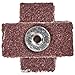 Norton 8834184377 4x4x1 in. Coated Specialties Pads & Slotted Discs, 1