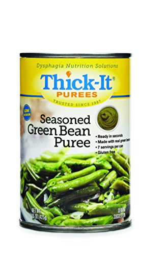 Thick-it Puree Seasoned Green Beans, 15-Ounce Cans (Pack of 12)