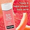 Neutrogena-Body-Clear-Acne-Treatment-Body-Wash-with-Salicylic-Acid-Acne-Medicine-Pink-Grapefruit-Body-Acne-Cleanser-to-Prevent-Breakouts-on-Back-Chest-Shoulders-85-fl-oz-Pack-of-3 Neutrogena Body Clear Acne Treatment Body Wash with Salicylic Acid Acne Medicine, Pink Grapefruit Body Acne Cleanser to Prevent Breakouts on Back, Chest & Shoulders, 3 x 8.5 fl. oz