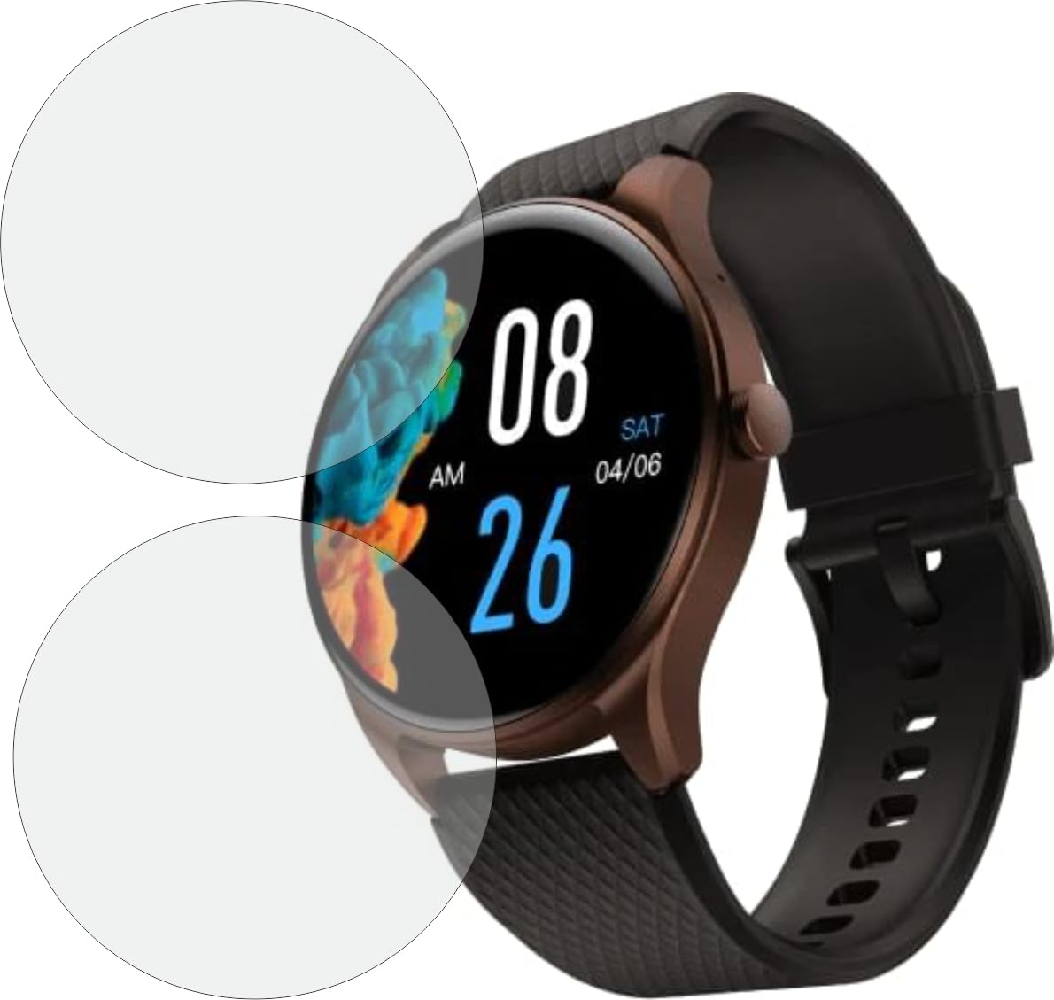 MOBLING ScreenGuard Compatible With Noise NoiseFit Fuse Plus Smartwatch, Edge to Edge TPU Fiber Screen Protector not a Tempered Glass (Pack of 2) (B0CN1N5VKH) Amazon Price History, Amazon Price Tracker